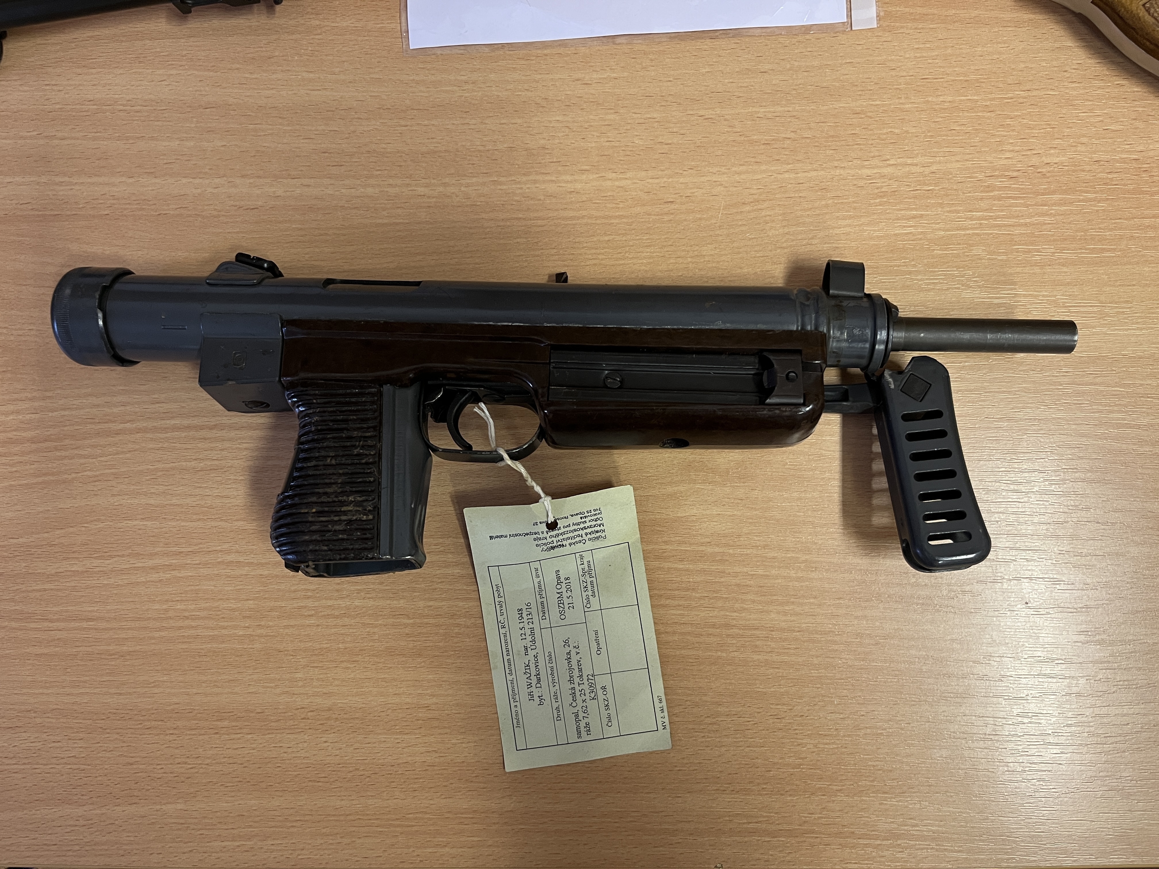 Soubor zbraní z likvidace pozůstalosti, opakovaná