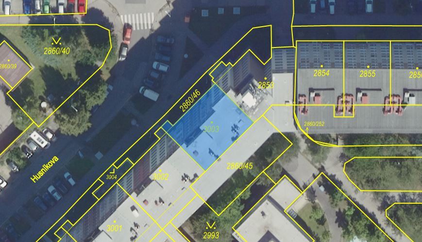 Podíl na bytovém domě a nebytovém prostoru, obec