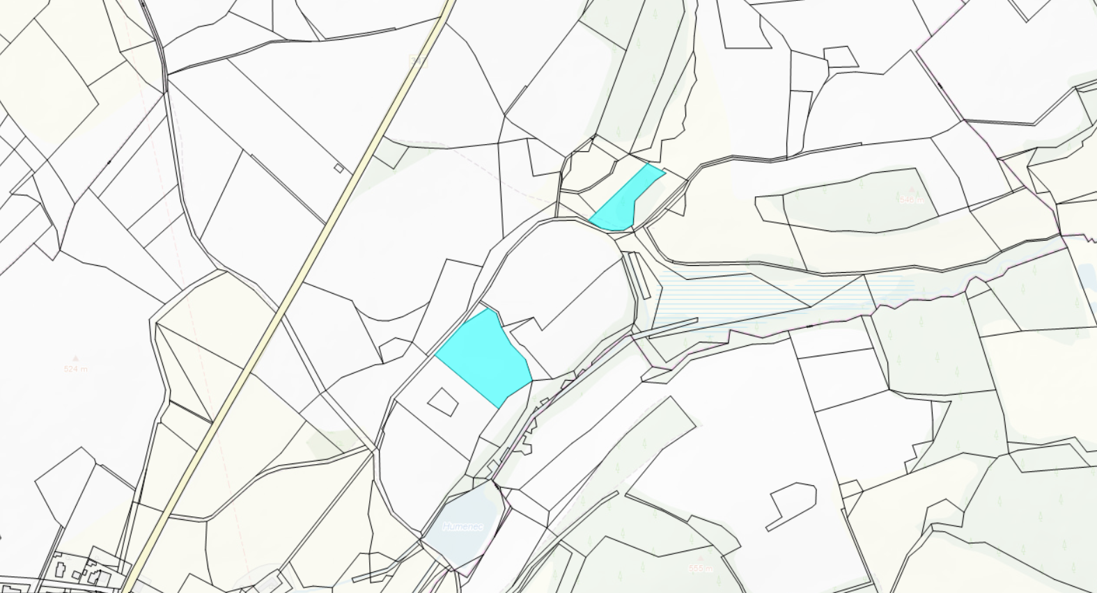 id. 1/5 pozemků v k.ú. Mladé Bříště, okres