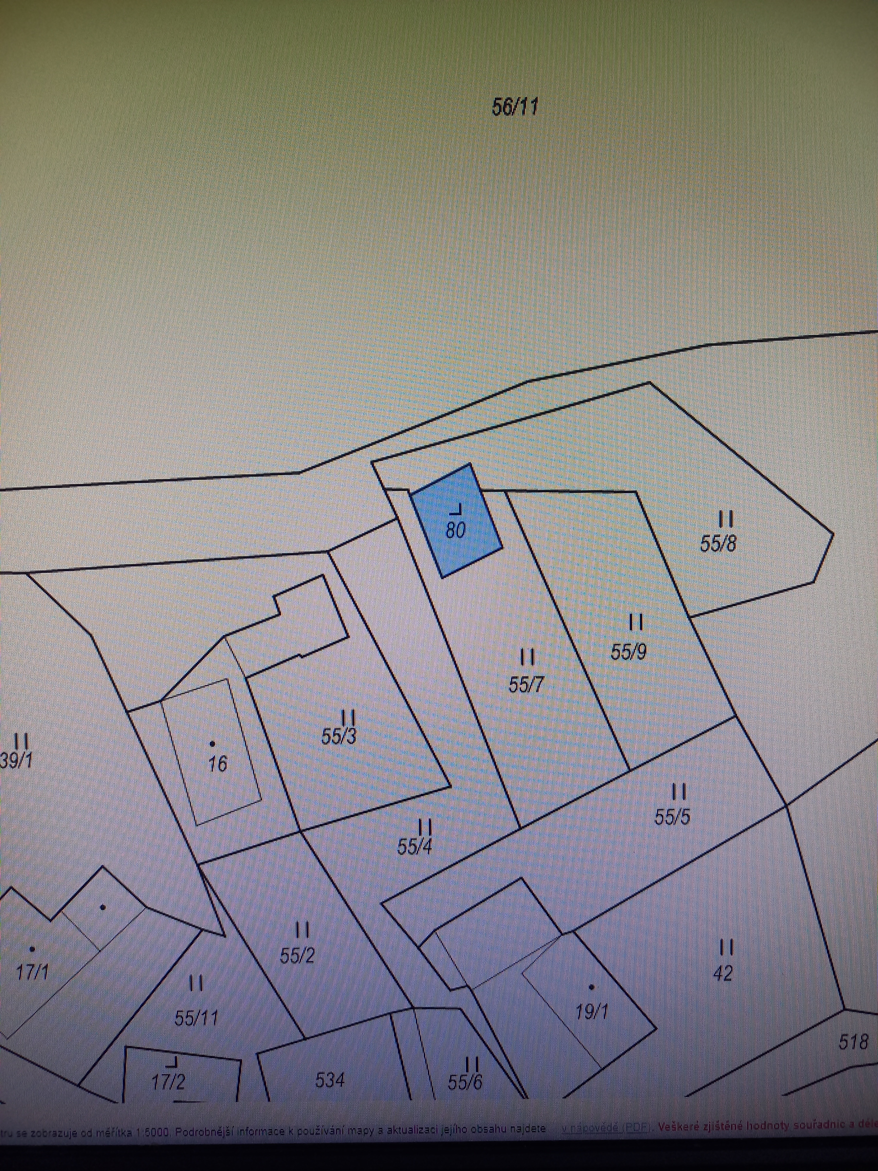 pozemky a zbořeniště v k.ú. Horní Luby